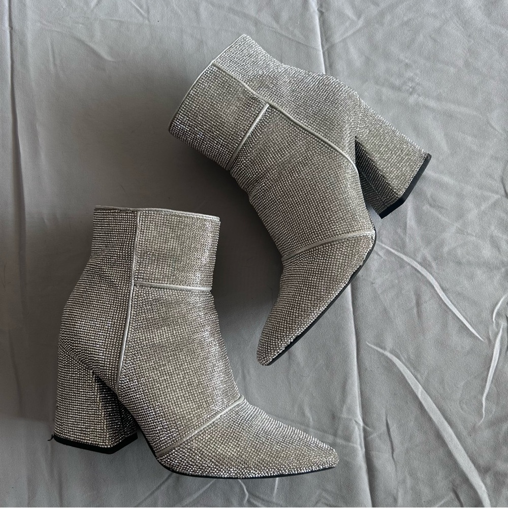 Sparkly Ankle Boots